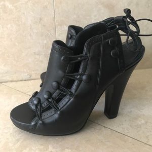 Bottega Veneta heels, black, 37.5 or size 7